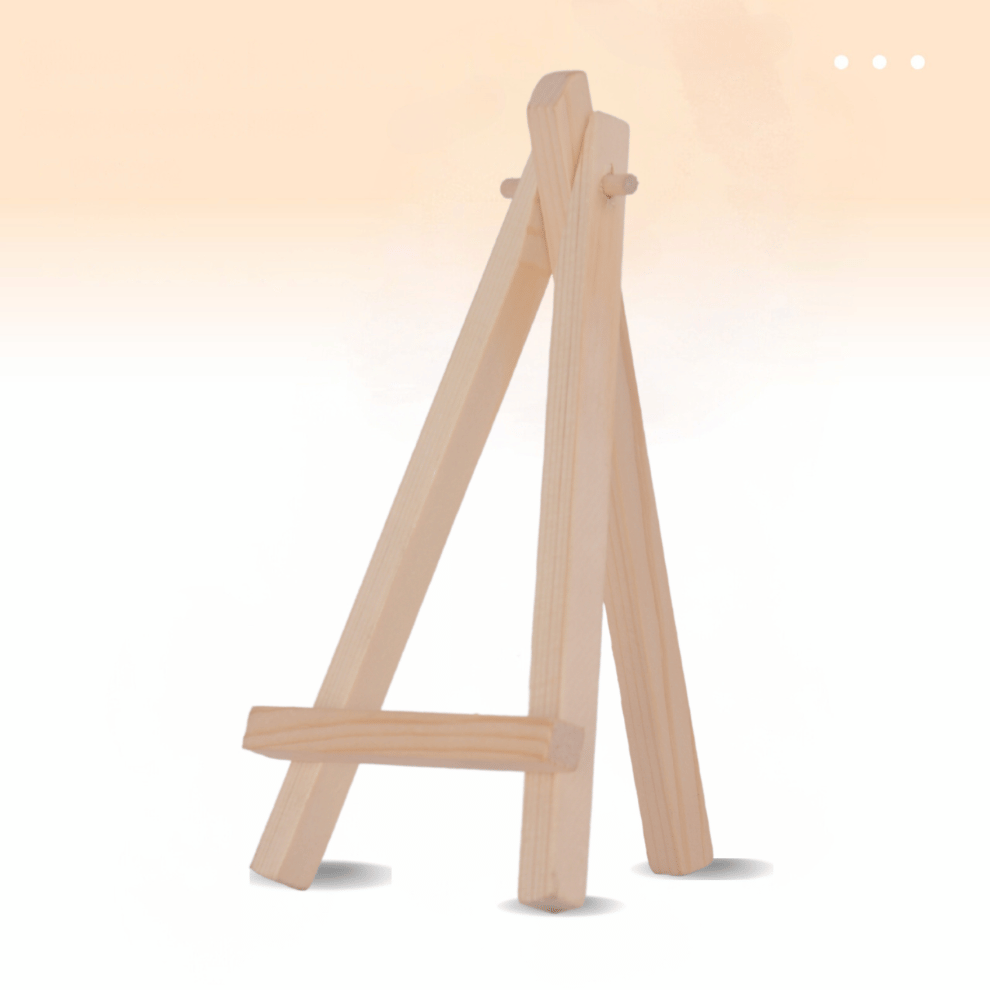 6 Inch Mini Premium Wooden Easel Stand without Screw