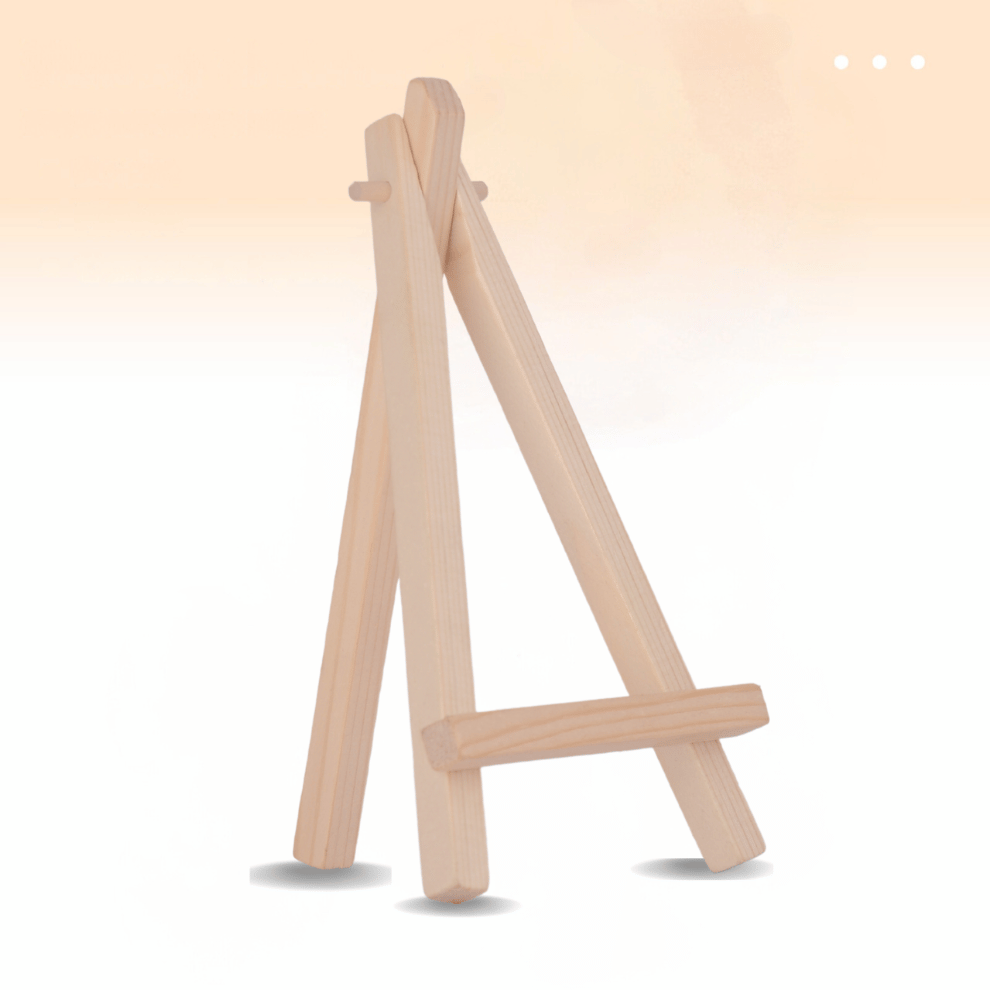 6 Inch Mini Premium Wooden Easel Stand without Screw