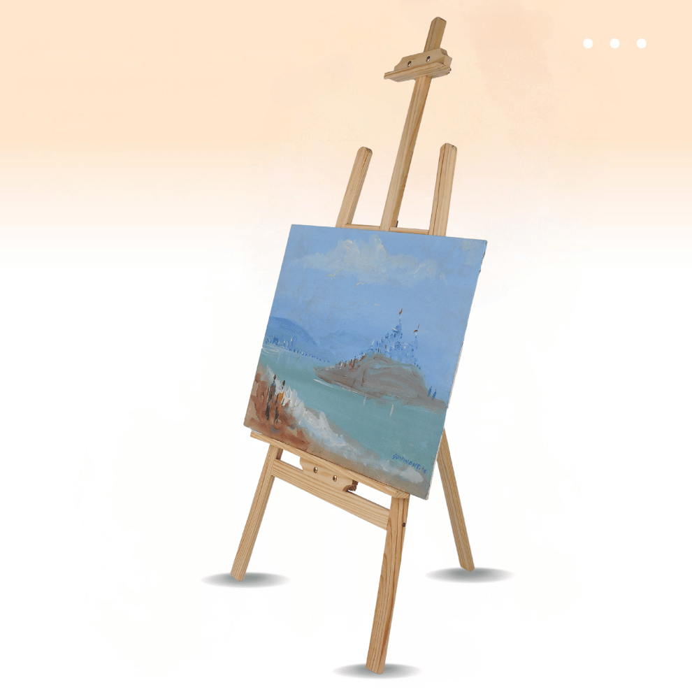 4 Feet (120cm) Premium Wooden Easel Stand