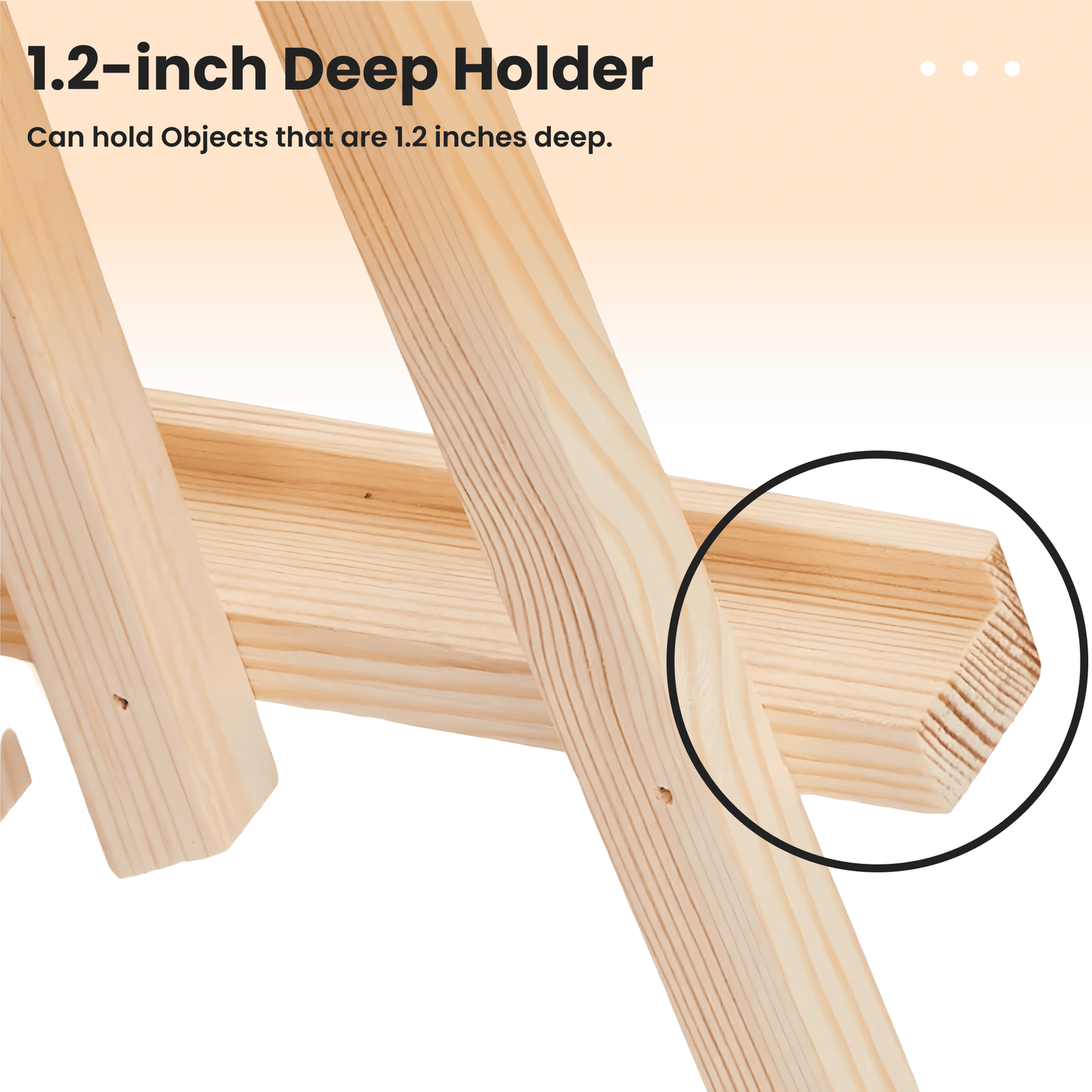 15 Inch (40cm) Durable Wooden Easel Stand