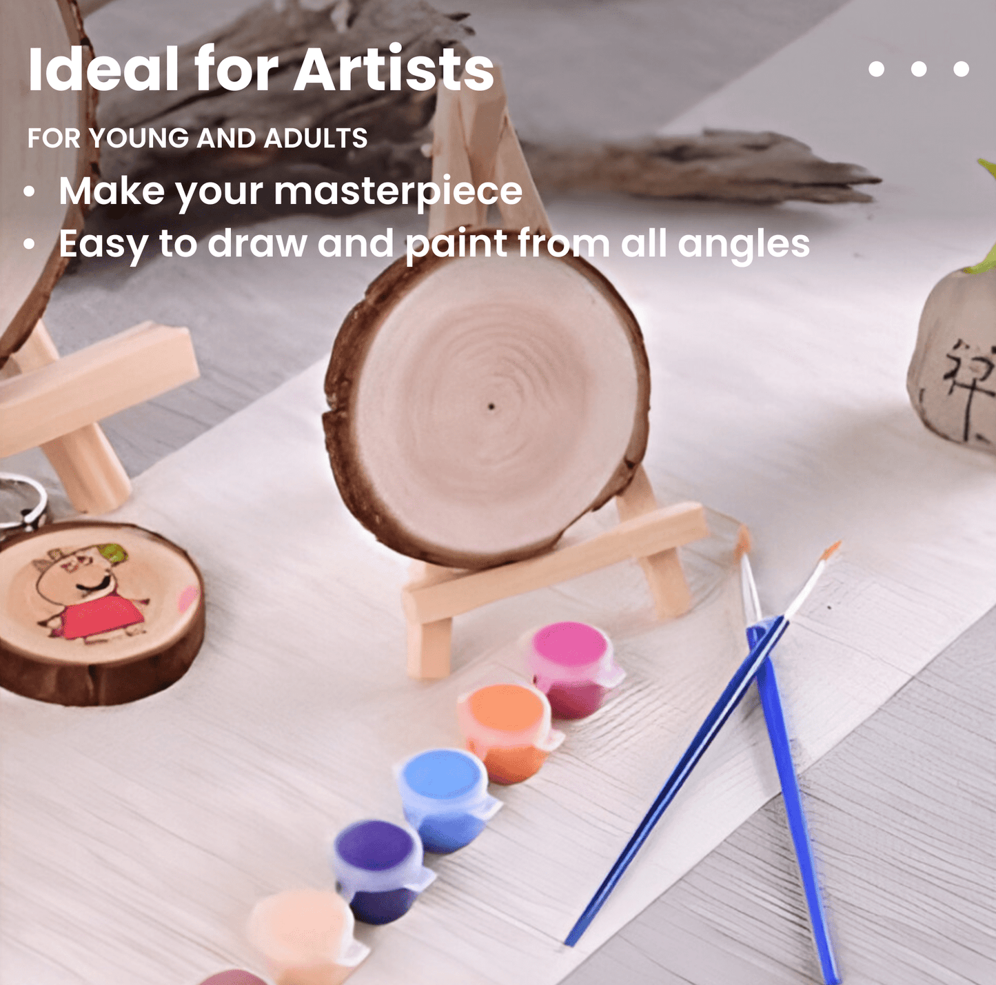 7 Inch Mini Wooden Easel Stand without Screw