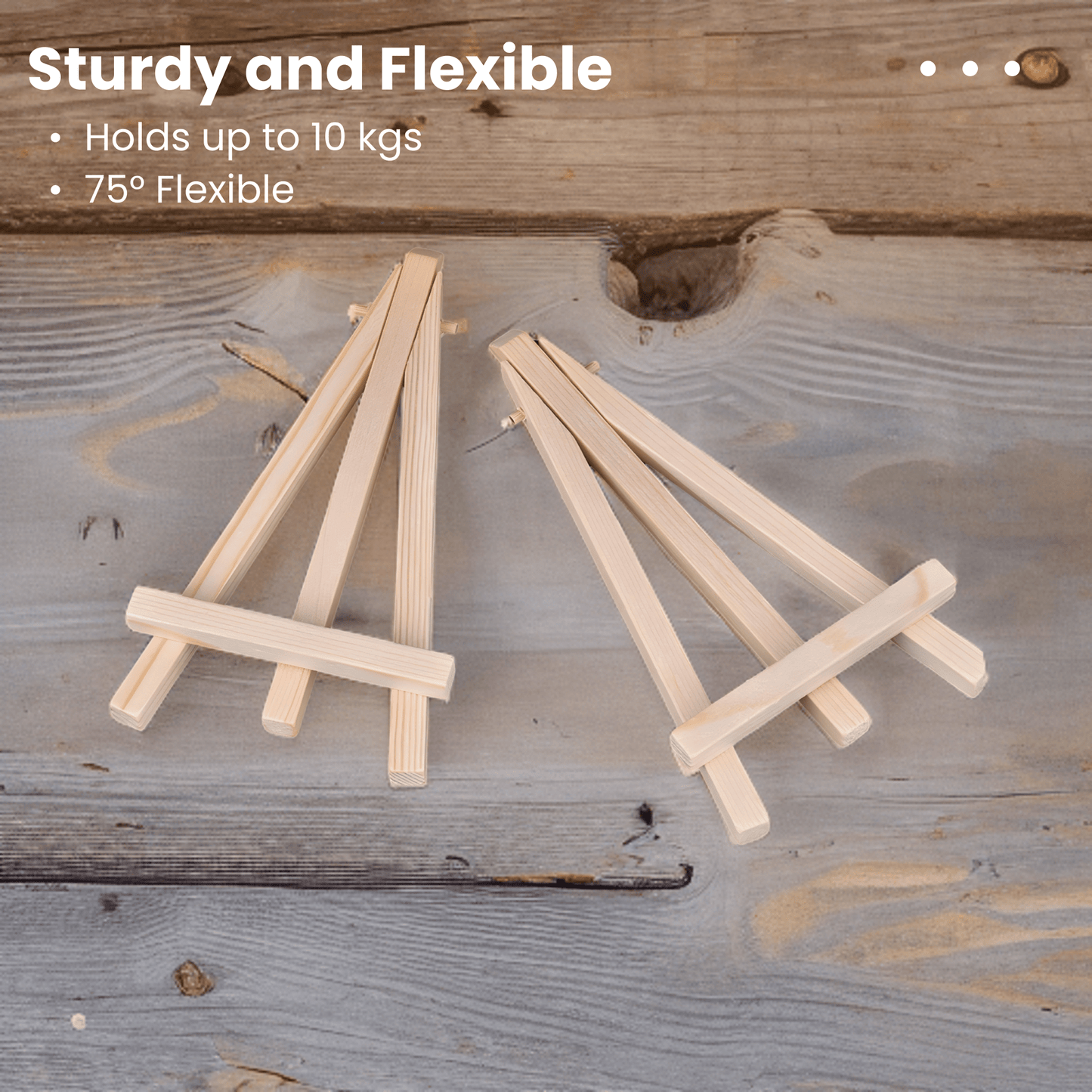 5 Inch Mini Wooden Easel Stand without Screw