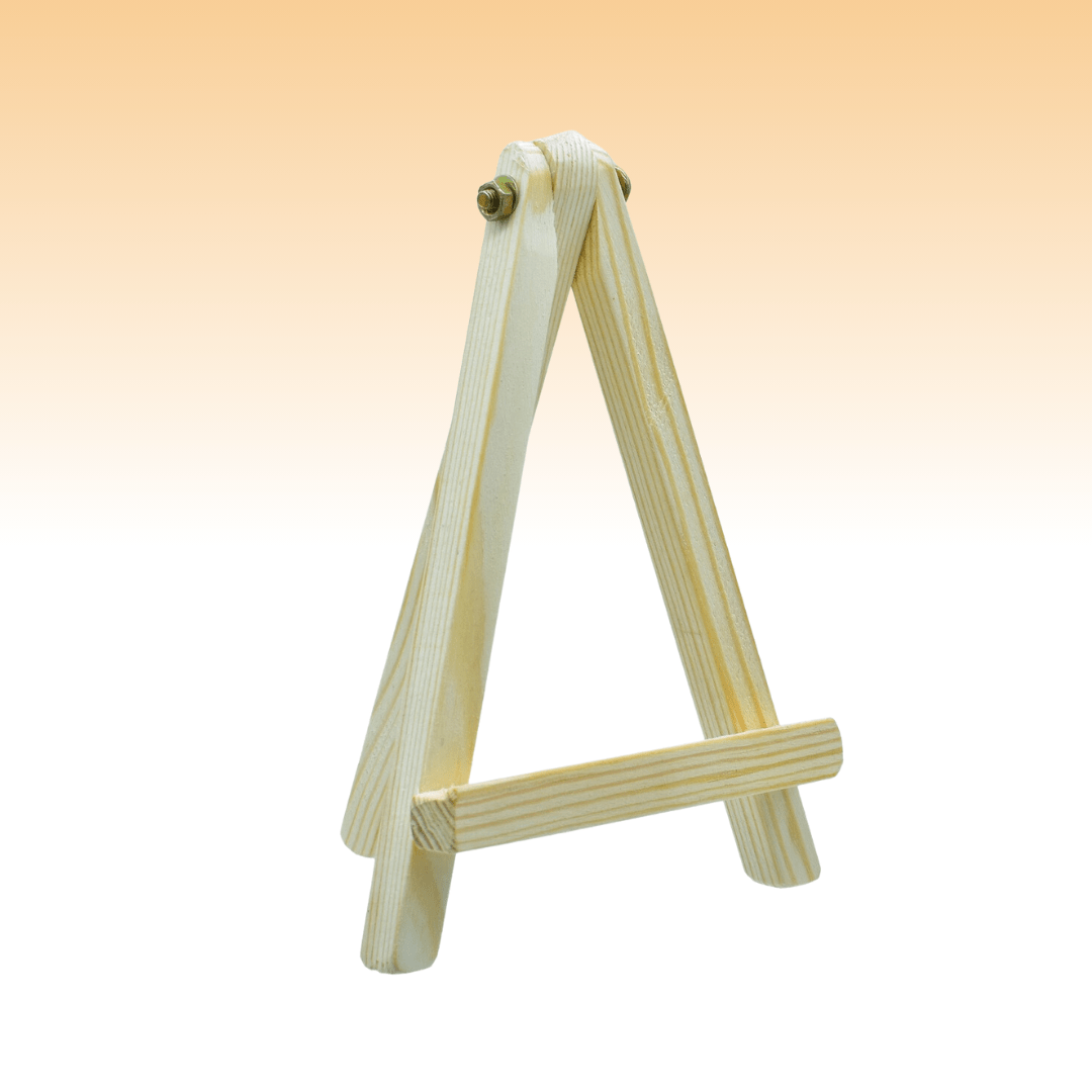 6 Inch Mini Premium Wooden Easel Stand with Screw
