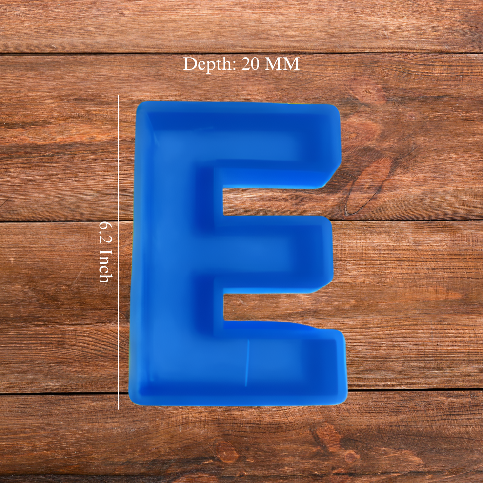 Silicone Alphabet Mould 6.2 Inch