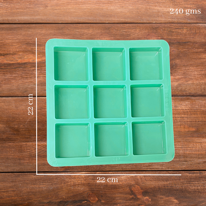 Handmade Square Soap Making Moulds- 75GM