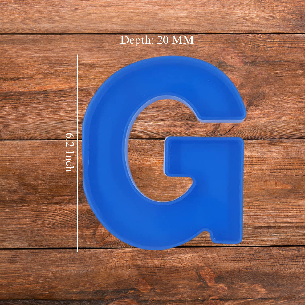 Silicone Alphabet Mould 6.2 Inch