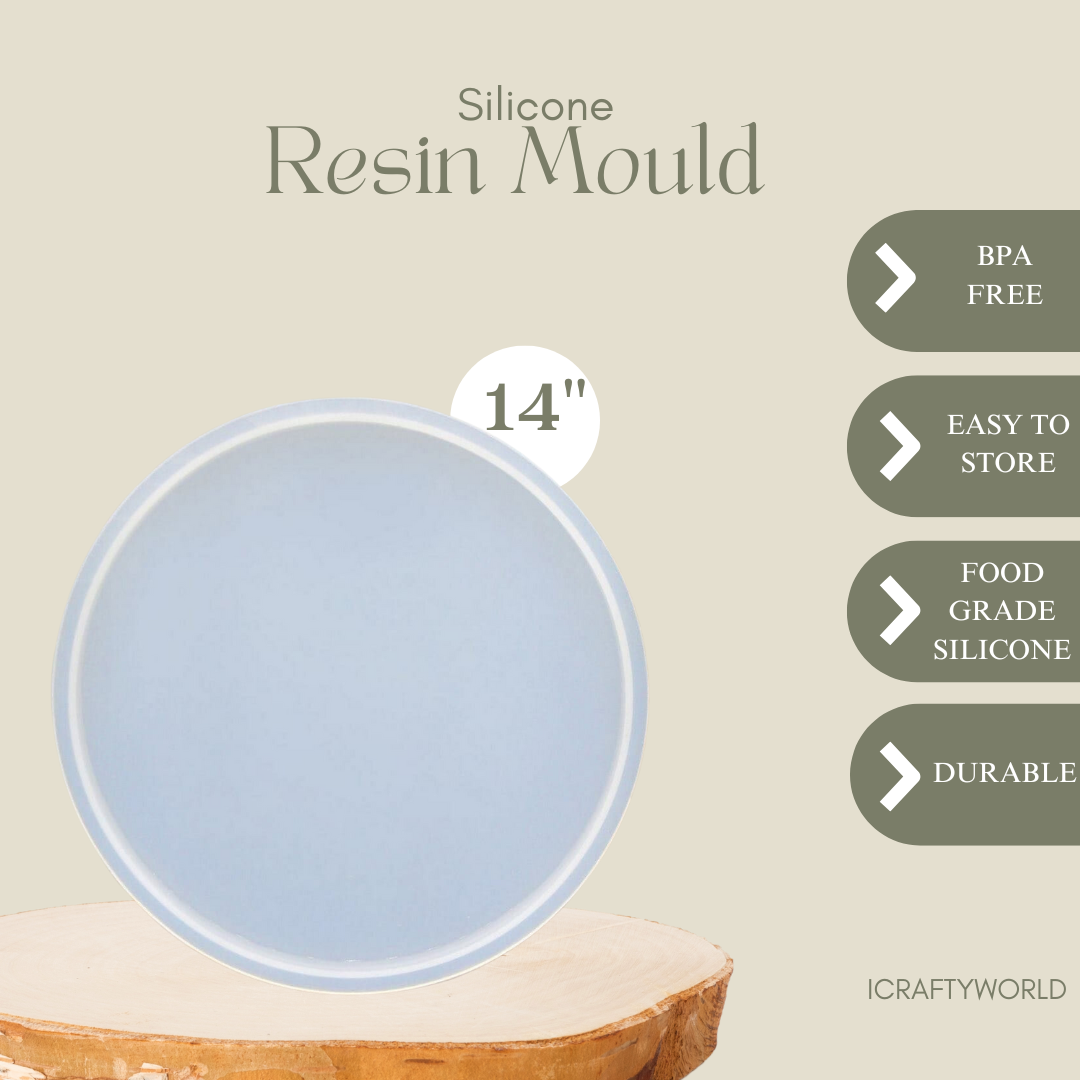 14 Inch Silicone Round Coaster Mould