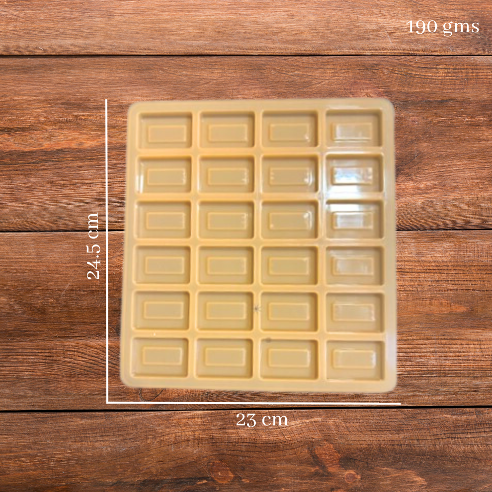 Handmade Rectangle Shape Soap Making Moulds - 15 GM