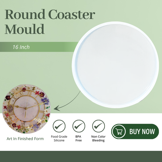 16 Inch Silicone Round Coaster Mould