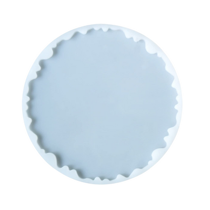 16 Inch Silicone Agate Round Coaster Mould