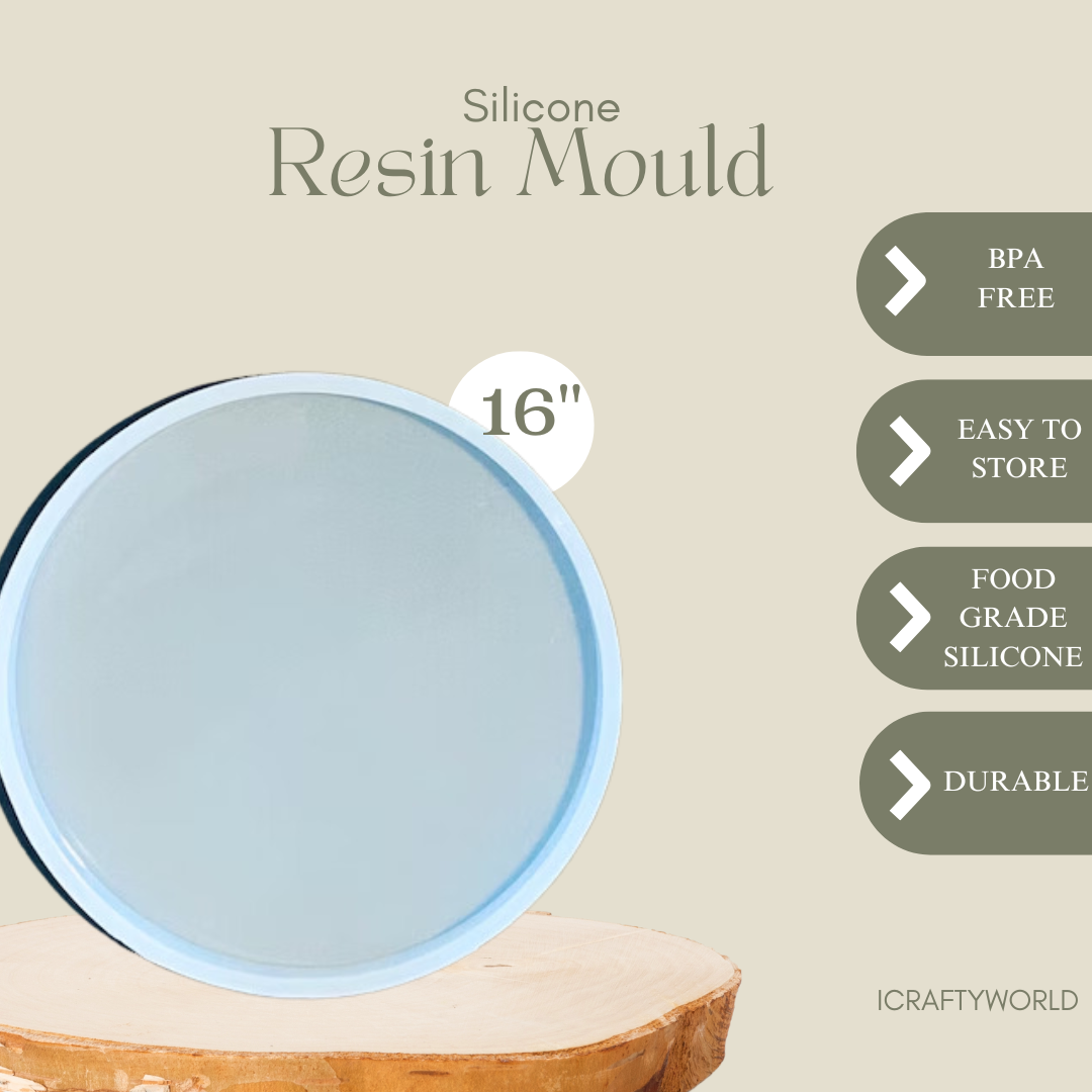 16 Inch Silicone Round Coaster Mould