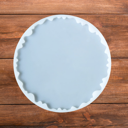 16 Inch Silicone Agate Round Coaster Mould