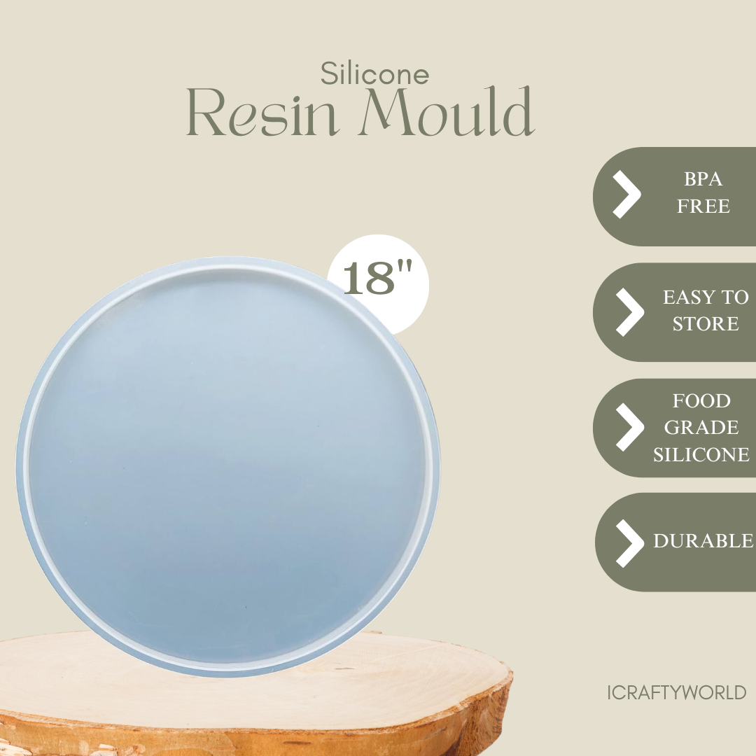 18 Inch Silicone Round Coaster Mould