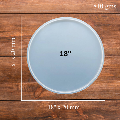 18 Inch Silicone Round Coaster Mould