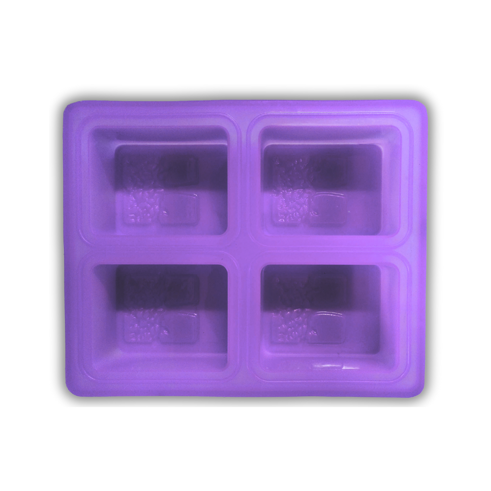Tree Design Handmade Rectangle Soap Making Moulds- 125 GM