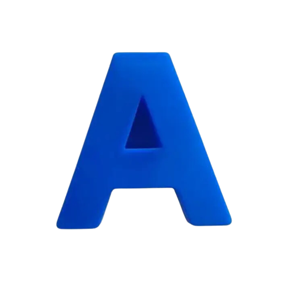 Silicone Alphabet Mould 6.2 Inch