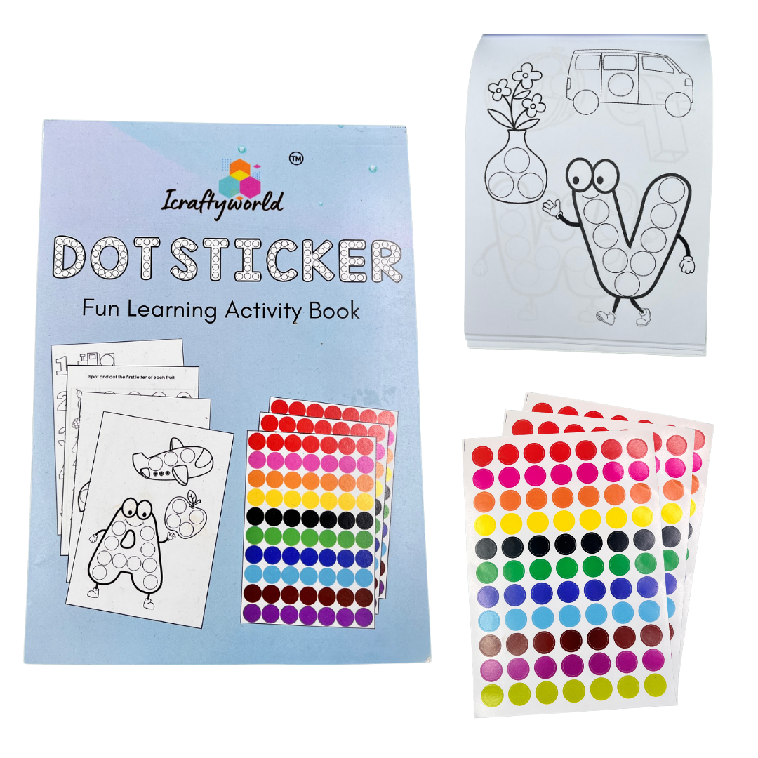 Dot Sticker Book for Kids Activity