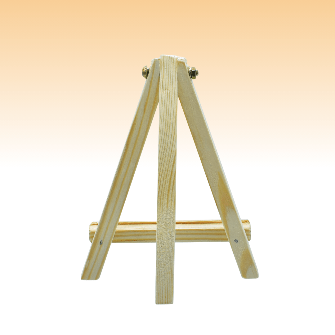 6 Inch Mini Premium Wooden Easel Stand with Screw