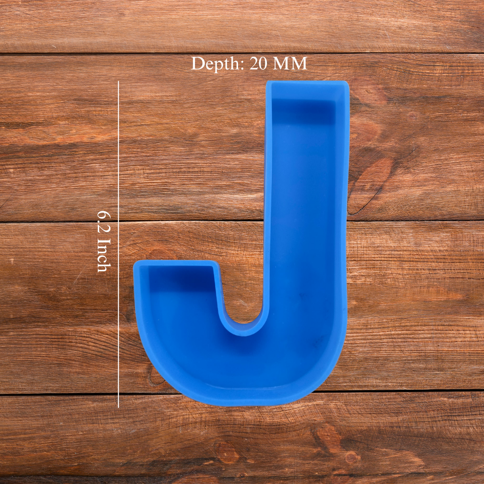 Silicone Alphabet Mould 6.2 Inch