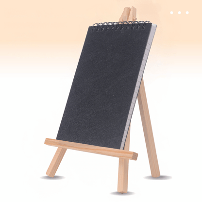 8 Inch Mini Premium Wooden Easel Stand with Screw