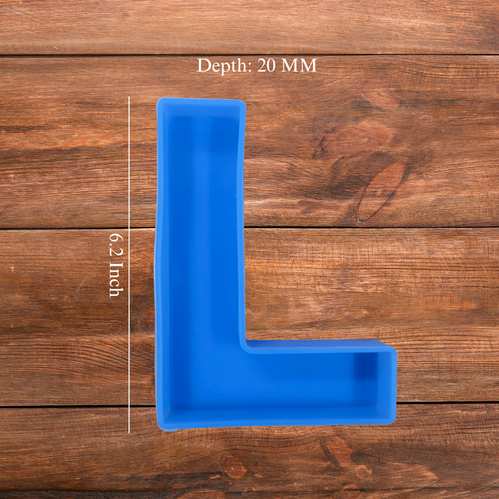Silicone Alphabet Mould 6.2 Inch