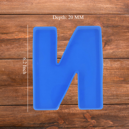 Silicone Alphabet Mould 6.2 Inch