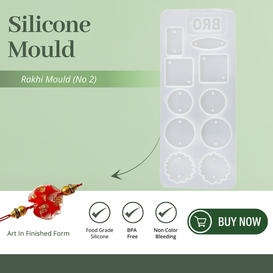 Silicone Rakhi Mould Bro No 2