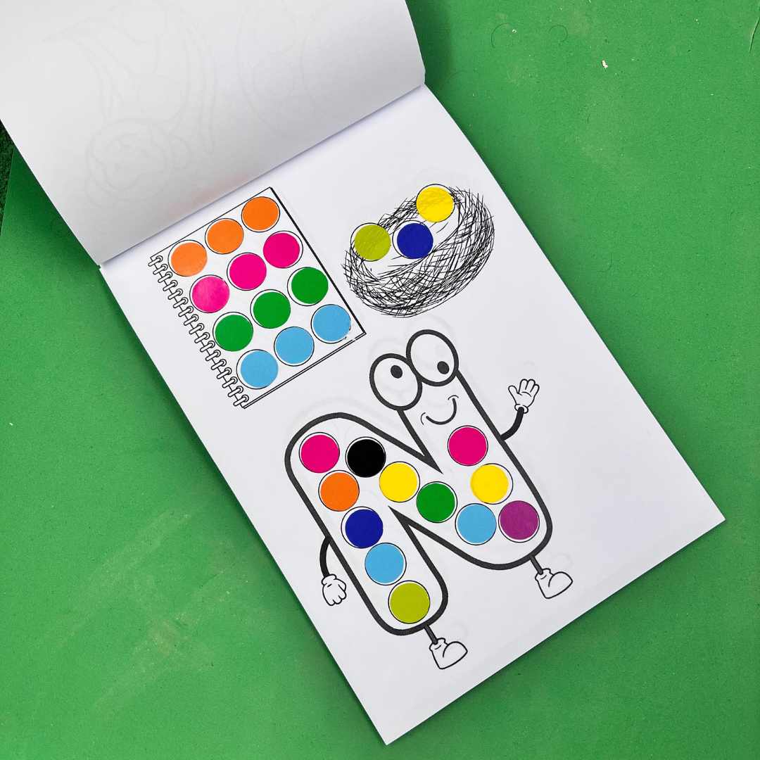 Dot Sticker Book for Kids Activity