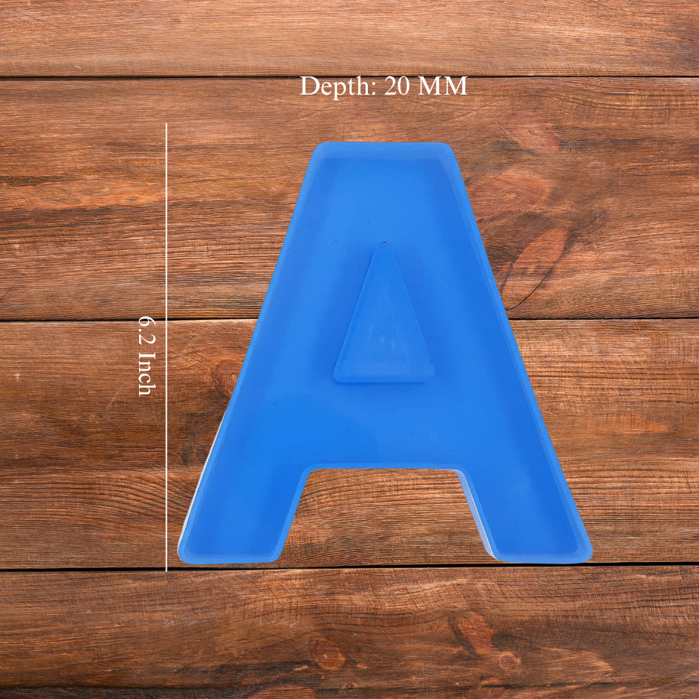 Silicone Alphabet Mould 6.2 Inch