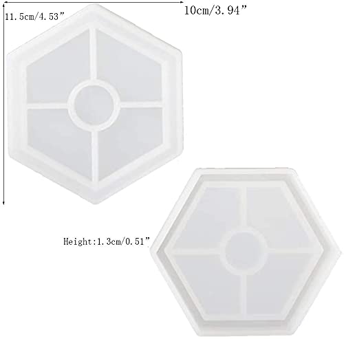 Silicone Resin Coaster Cup Mat Mold