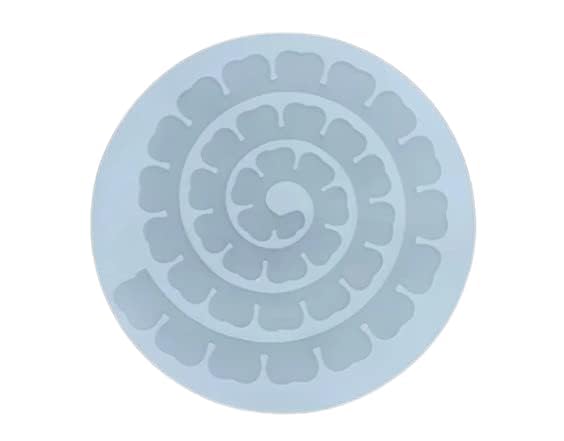 Silicone Twist 3D Flower Mould