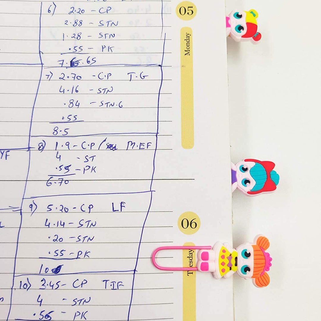 Metal Bookmark Paper Organizer Clip