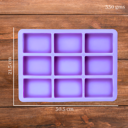 Handmade Rectangle Shape Soap Making Moulds- 125 GM