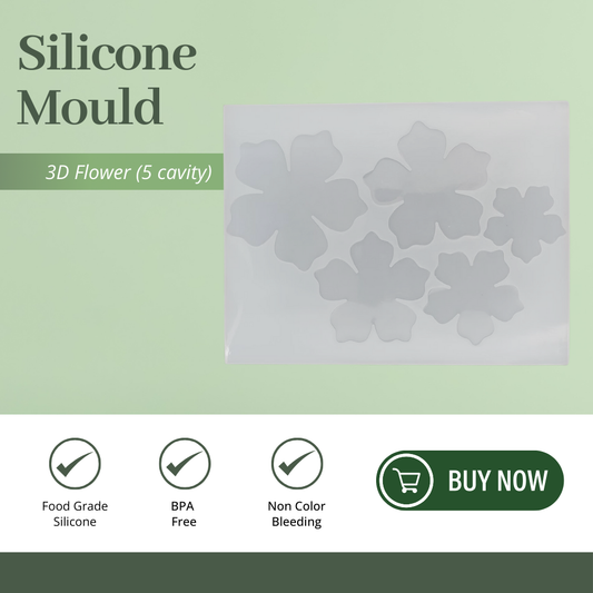 Silicon 3D Flower Leaf Resin Molds/Mould- 5CVT