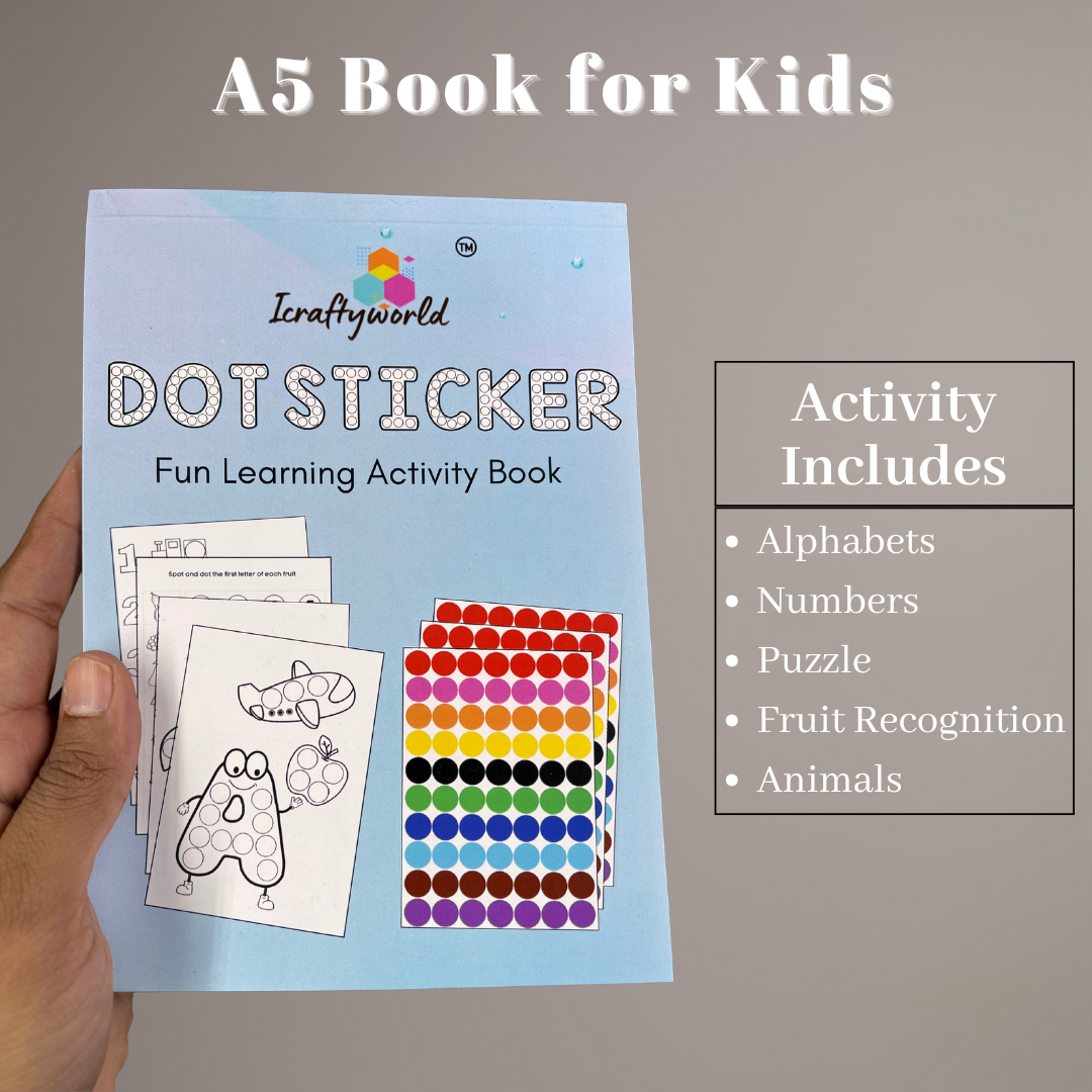 Dot Sticker Book for Kids Activity