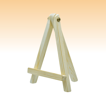 6 Inch Mini Premium Wooden Easel Stand with Screw