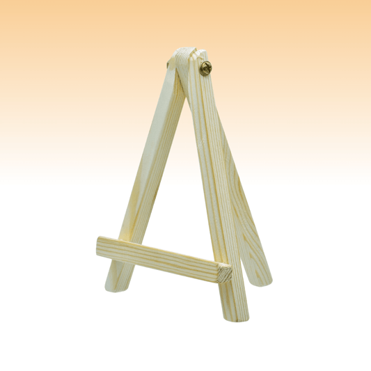 6 Inch Mini Premium Wooden Easel Stand with Screw