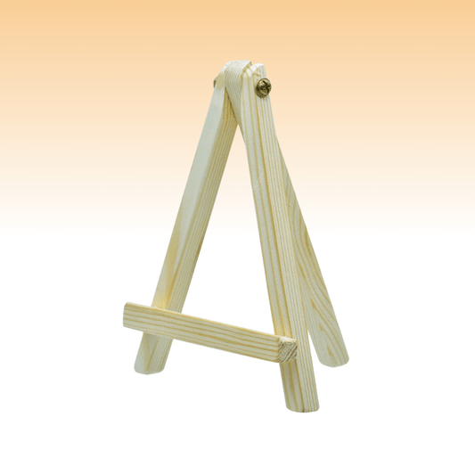 4 Inch Mini Premium Wooden Easel Stand with Screw