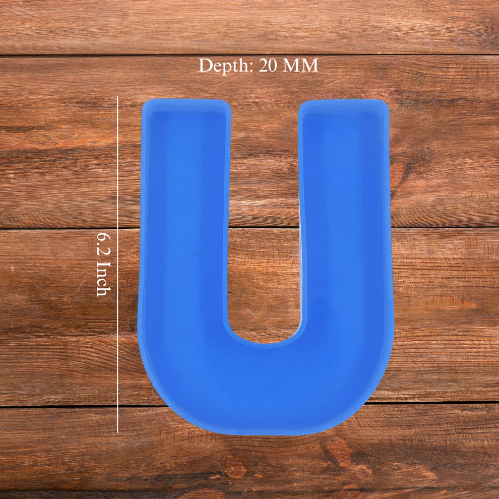 Silicone Alphabet Mould 6.2 Inch