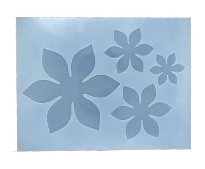 Silicon 3D Flower Leaf Resin Molds 4 CVT