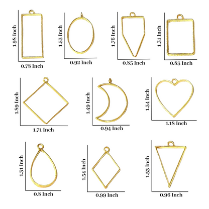 Uv Resin Kit, Bezel Jewellery Making Kit, 120 Items