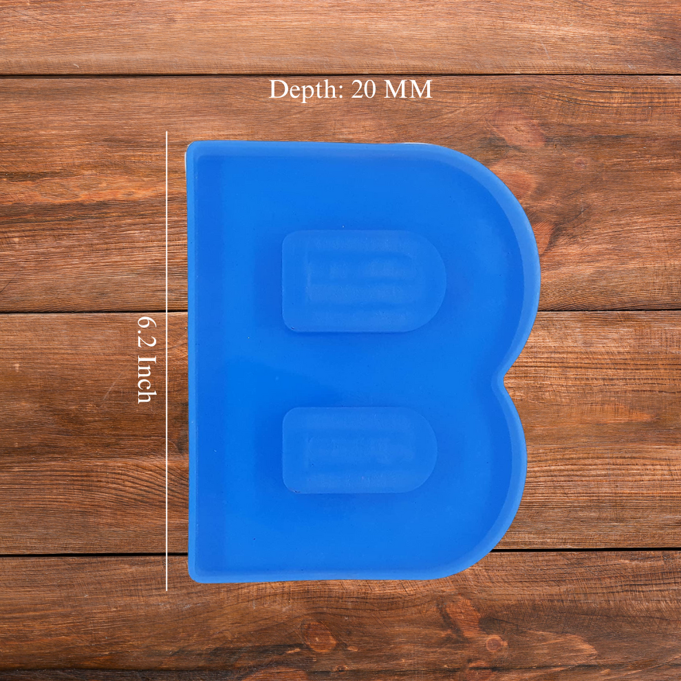 Silicone Alphabet Mould 6.2 Inch