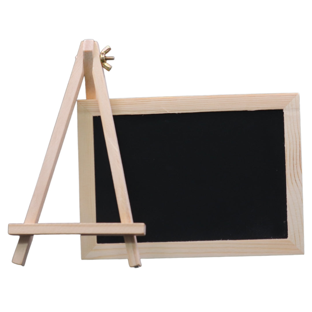 Mini Chalkboard Wooden Table Top Easel