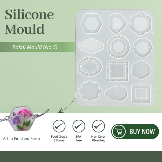 Silicone Rakhi Mould No 5