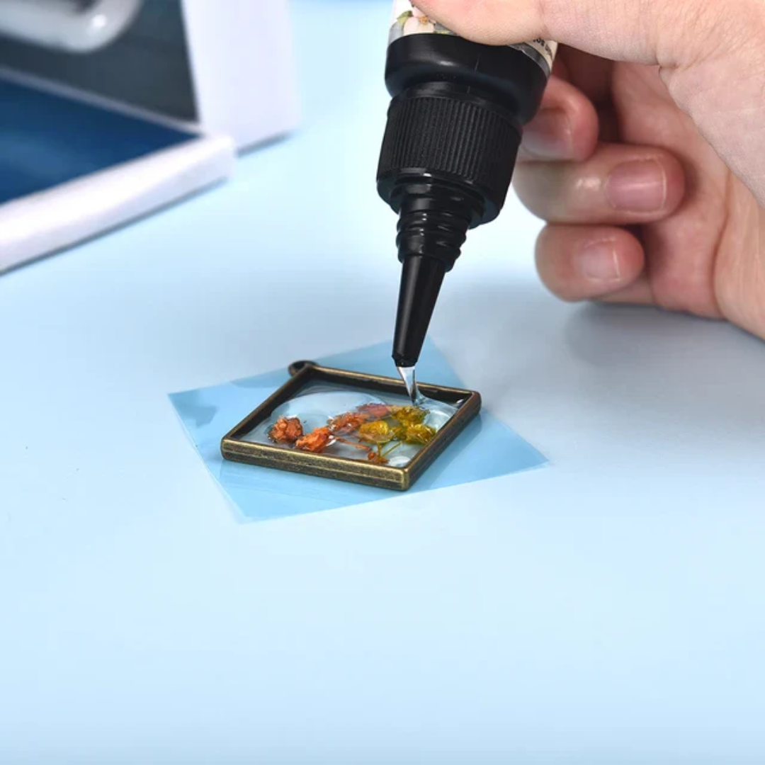 Uv Resin Kit, Bezel Jewellery Making Kit, 120 Items