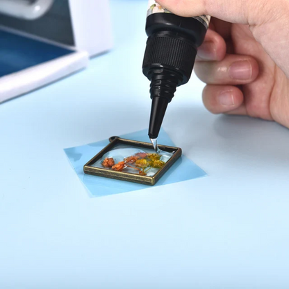 Uv Resin Kit, Bezel Jewellery Making Kit, 120 Items