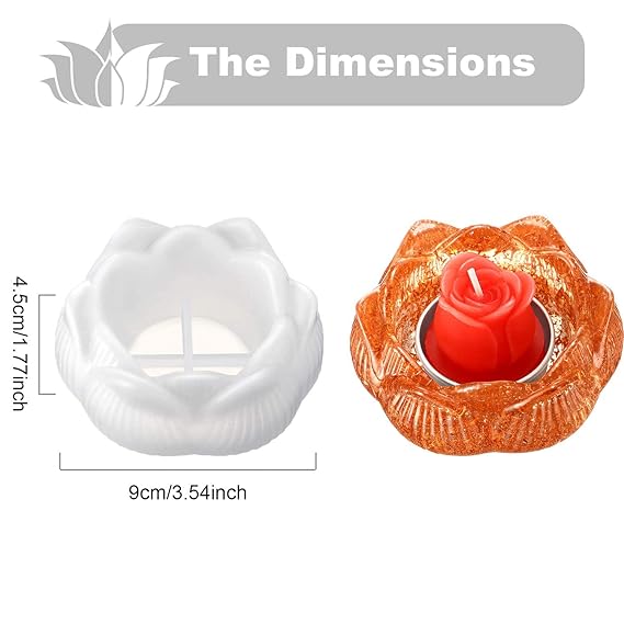 Lotus Flower Design Tealight