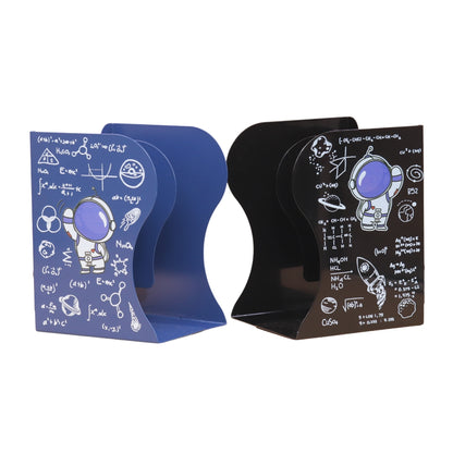 Metal Bookends Expandable Book Holder Organizer for Table (Solar System)