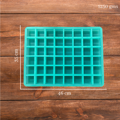 Handmade Square Shape Soap Making Mould - 70 GM