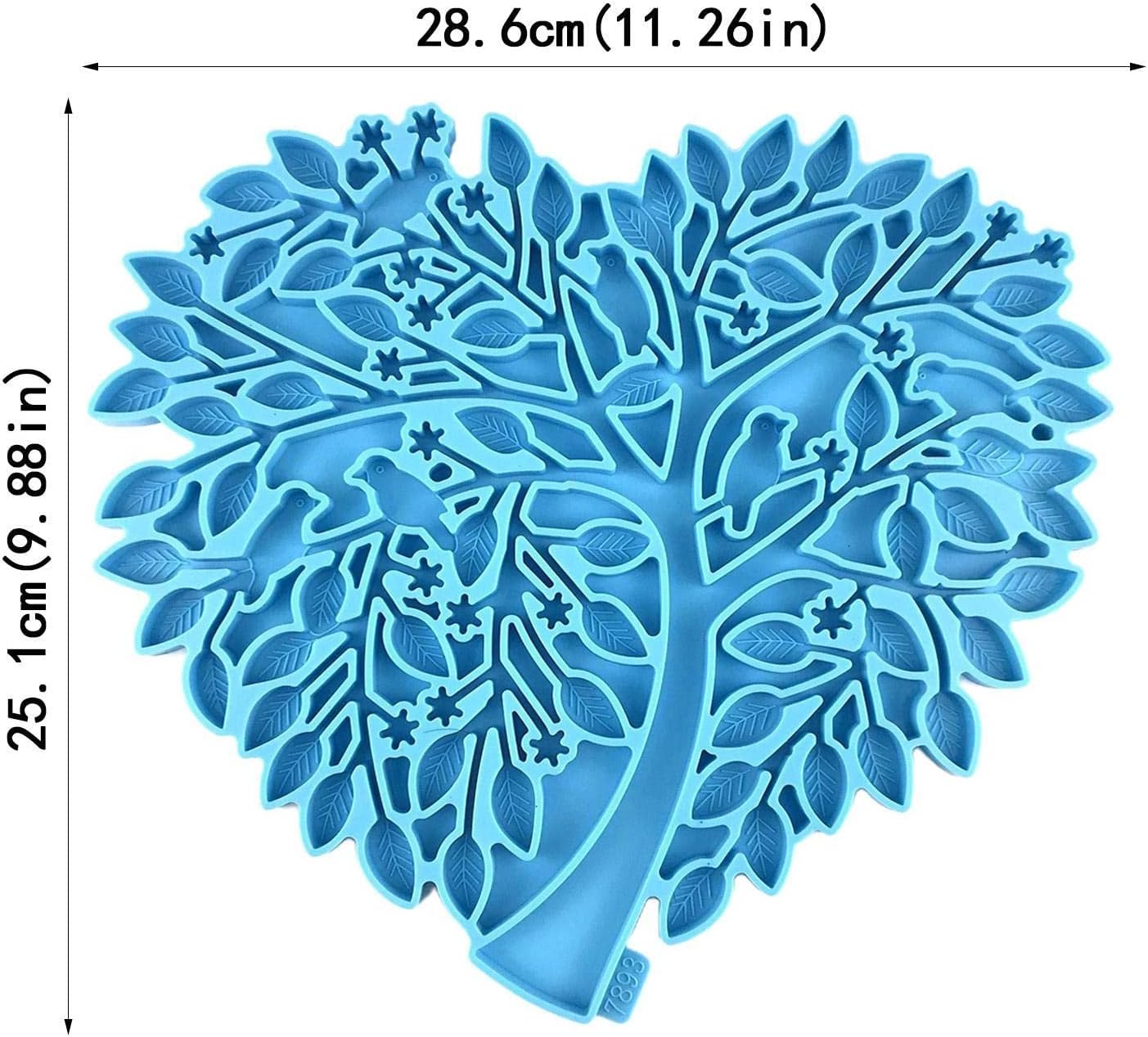 Heart-Shaped Tree Silicone Mold